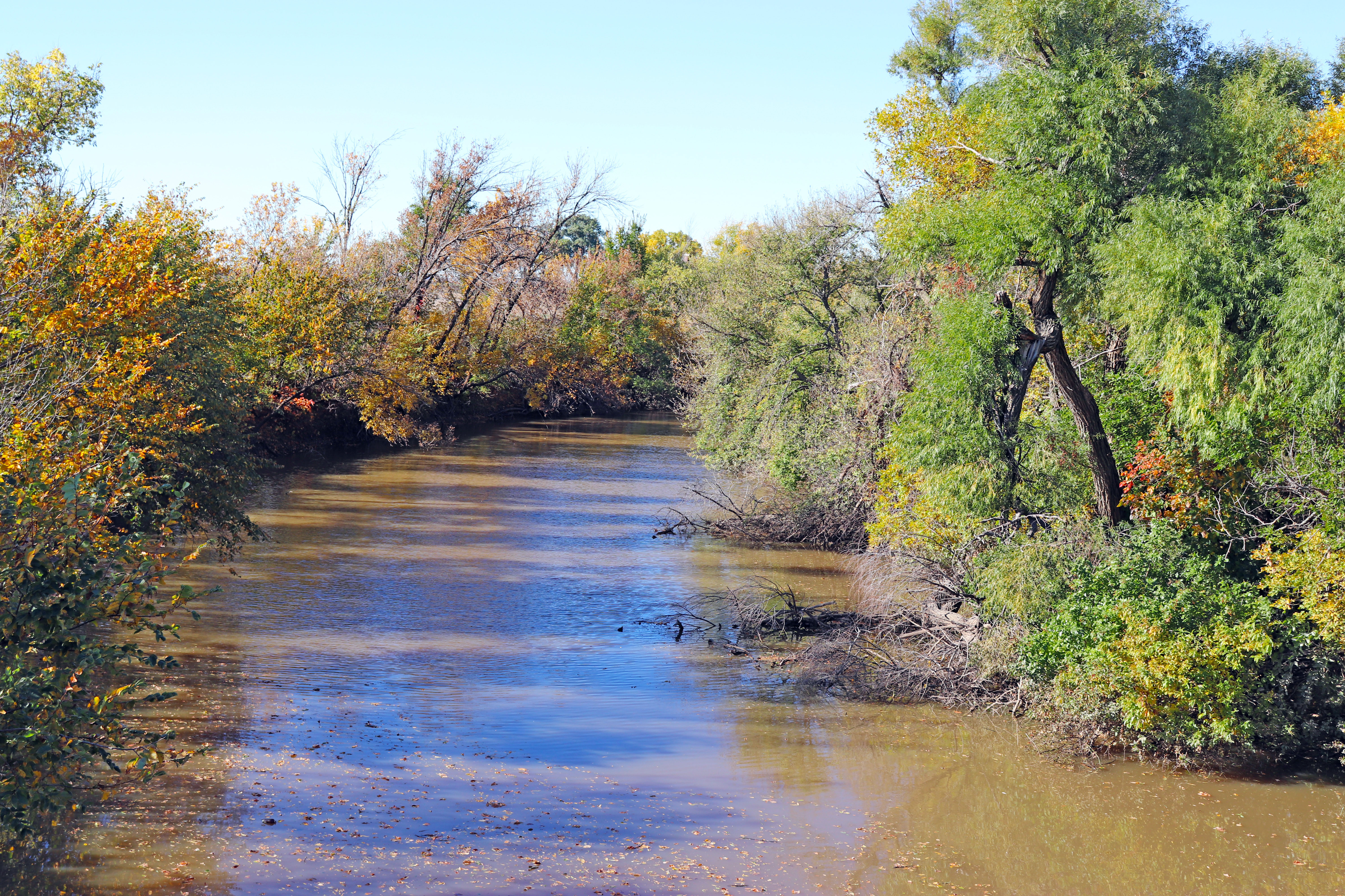 Pawnee River at Fort Larned National Historic Site.